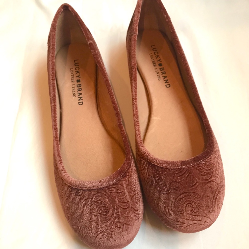 Lucky Brand Flats Blush Pink NWOT